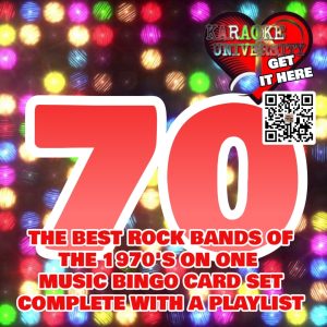 All 70's Music Bingo ~ Purchase/Print/Play